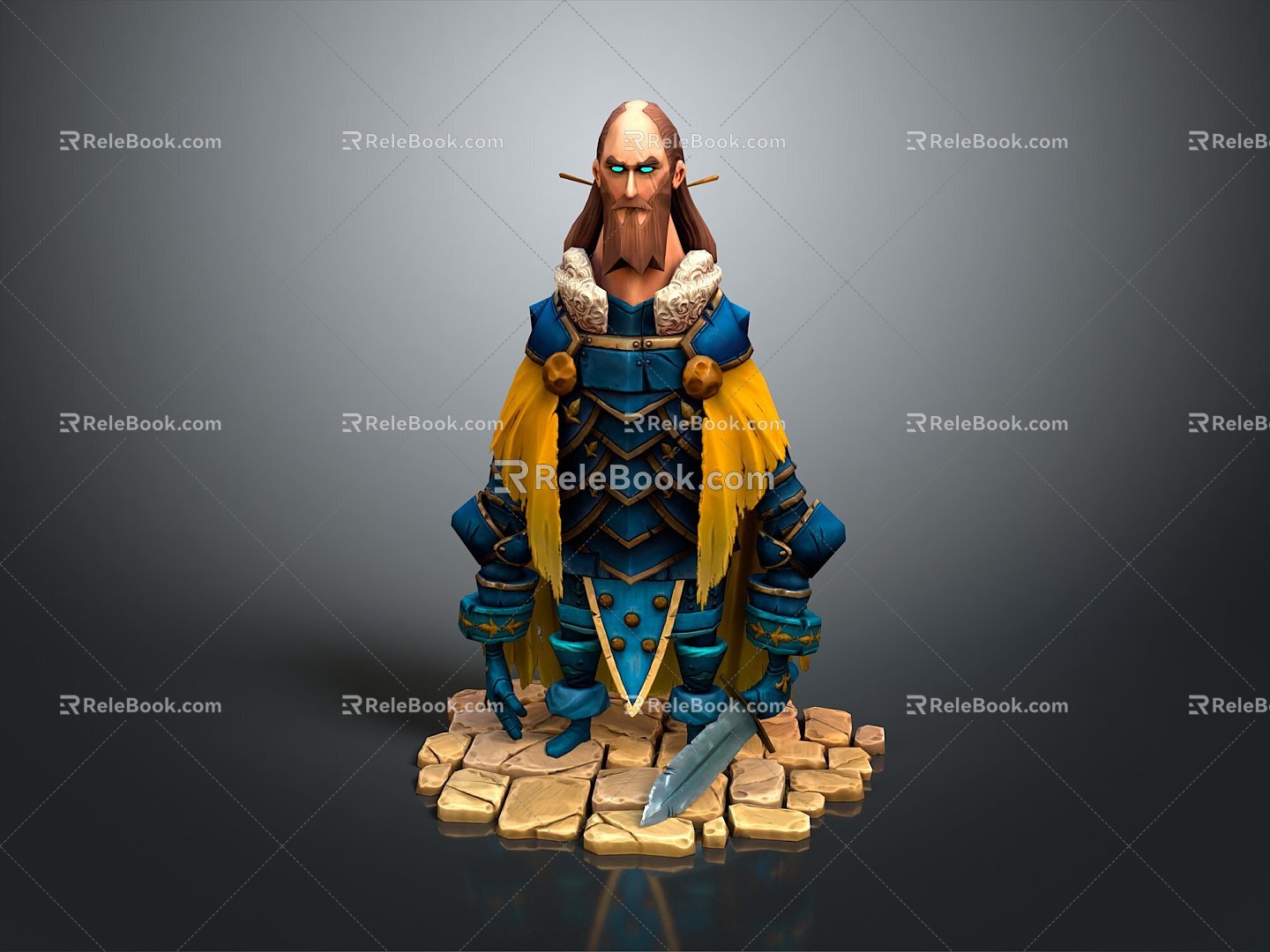 Western Samurai Western Warrior Western Hero Western Warrior Knight Hero Ancient Warrior Paladin 3d model