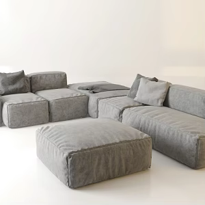 Combination sofa 3d model
