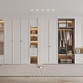 French Cream Wardrobe 3d model