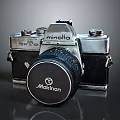 Vintage Minolta SRT101 SLR Camera With Maknon Lens Digital Photography Equipment