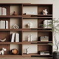 Silent Bookshelf 3d model