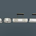 New Chinese-style Lamps Combined Chandelier Ceiling Lamp 3d model