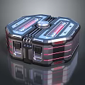 Modern Box Science Fiction Box Science Fiction Box 3d model