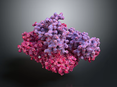 Scientific 3D Viral Molecular Structure Model Equipment For Research 3d model