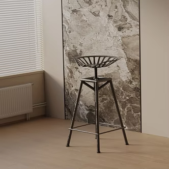 Modern Bar Chair 3d model