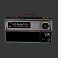 Vintage Radio With FM MW Band Retro Design And Portable Handle