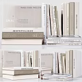 Stacked Books Collection Featuring Architectural Digest Narrative And Wabi Sabi Themes With Minimalist Covers