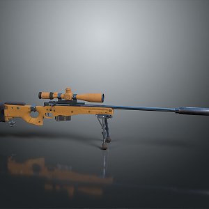 Sniper Rifle Sniper Rifle Sight Modern Weapons Hot Weapons Hot Weapons Firearms 3d model