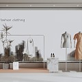 Modern Window Clothing Store Window 3d model