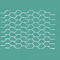 Durable Wavy Hexagonal Wire Mesh Fence for Outdoor Garden Protection