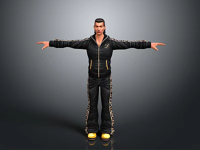 Modern game character thug rogue male thug male rogue 3d model Modern game character thug rogue male thug male rogue 3d model