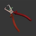 Red Handle Pliers Tool Holding Screw For DIY Repair Projects