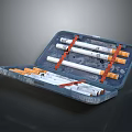 Cigarette Box Filter Cigarette Realistic 3d model