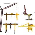 Public Facilities Construction Cranes In Various Types And Colors For Industrial Use