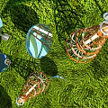 Modern Light Buoy Art Device Activity Art Device Mirror Device Seabed Set 3d model