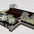 Traditional Chinese Courtyard Architecture With White Walls Black Tiled Roof And Pink Cherry Blossom Trees