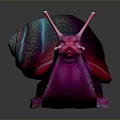 Snail Cartoon Snail Small Snail Reptile Cold Blooded Animal Reptile 3d model