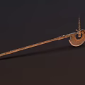 Tomahawk axe ancient cold weapon magic axe double-edged axe ancient tomahawk plate axe long handle axe 3d model