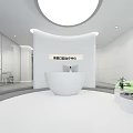 Modern Dental Clinic Interior With Green Chair White Cabinets Computer And Medical Equipment