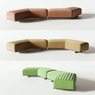 Modern Sofa Bench 3d model