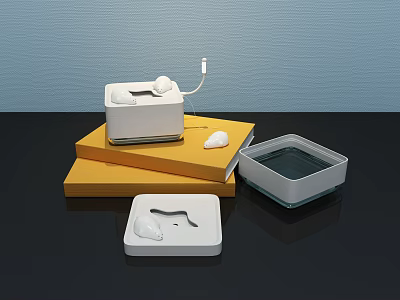 Modern Humidifier Polar Bear Humidifier Spray Night Light Home Atmosphere Light 3d model