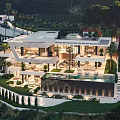 Luxury Modern Detached Villa with Swimming Pool Open Terrace and Lush Greenery