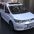 Volkswagen Caddy commercial vehicle utility vehicle van 3d model