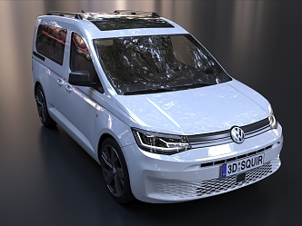 Volkswagen Caddy commercial vehicle utility vehicle van 3d model