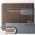 Modern Reception Desk Office Reception Desk 3d model