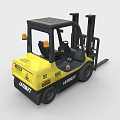 Efficient Industrial Equipment Yellow Black Lithium Forklift for Material Handling Operations