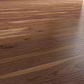 Natural Wooden Floor With Various Wood Tones And Smooth Shiny Finish