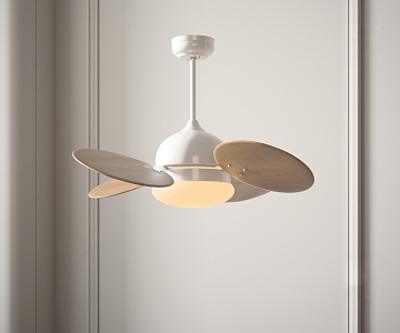 Modern ceiling fan lamp fan chandelier 3d model