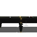 High Quality Billiard Table With Green Felt Surface And Sturdy Wooden Legs