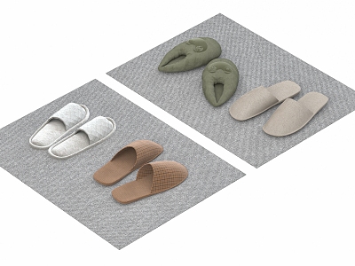 Modern slippers model