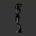Robot Assistant Small Robot Butler Robot Butler Figure Game Figure 3d model