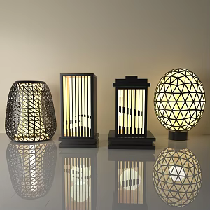 Garden lights 3d model