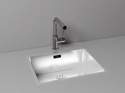 Modern wash basin sink 3d model
