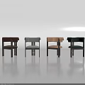 Modern Single Chair With Multiple Colors Wooden Frame And Upholstered Seat Design