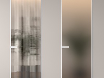 Modern Glass Door Changhong Glass Door Kitchen Door Bathroom Door Frosted Glass Door Minimalist Glass Door 3d model