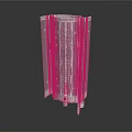Metal Industrial Component Structure With Vertical Strip Design And Ventilation Grilles
