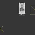 Black Heavy Duty Armored Vehicle With Multi Wheeled Design Roof Mounted Equipment And Grille Panels