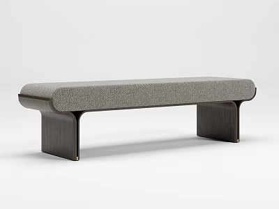 bed end stool 3d model