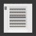 Modern White Refrigerator Freezer Featuring Clear Glass Door and Brown Countertop