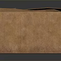 Household Storage Cardboard Box With Open Top Brown Material And Folded Flaps