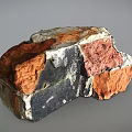 Bricks Stone Bricks 3d model
