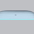 TP LINK White Router With Textured Surface And Blue Light Design