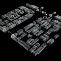 Ancient Architecture Aerial View With Traditional Tile Roofs And Clustered Layout