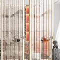 New Chinese-style partition screen partition 3d model