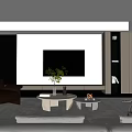 Modern Living Room With Light Beige Sofa Brown Armchair Green Plant And Large Window Blinds
