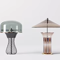 Modern Table Lamps With Unique Contemporary Designs Different Shapes And Materials 3d model